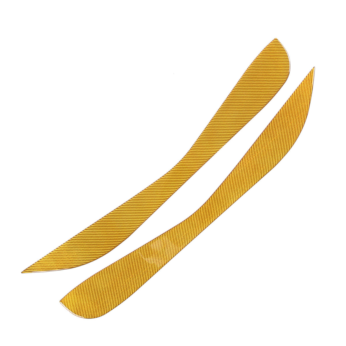 Yellow Carbon Fiber Door Anti-Kick Panel Sticker For Corvette C8 2020-26 12
