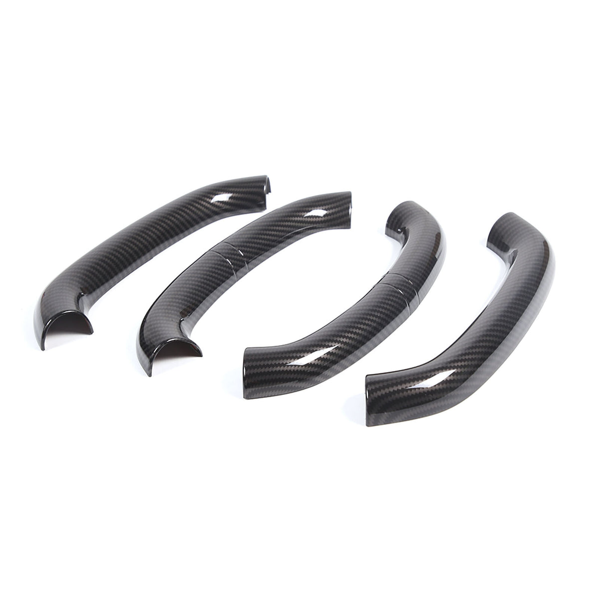 Carbon fiber Style Steering Wheel Top Lower Handle Cover Trim For C8 Corvette 7