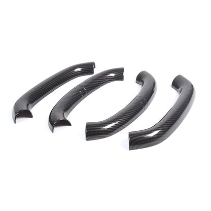 Carbon fiber Style Steering Wheel Top Lower Handle Cover Trim For C8 Corvette 7