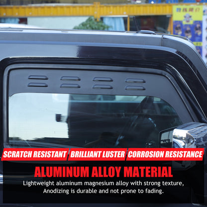 Alloy Front Door Window Louver Air Vent Panel Trim Cover For Hummer H3 05-09 US 6