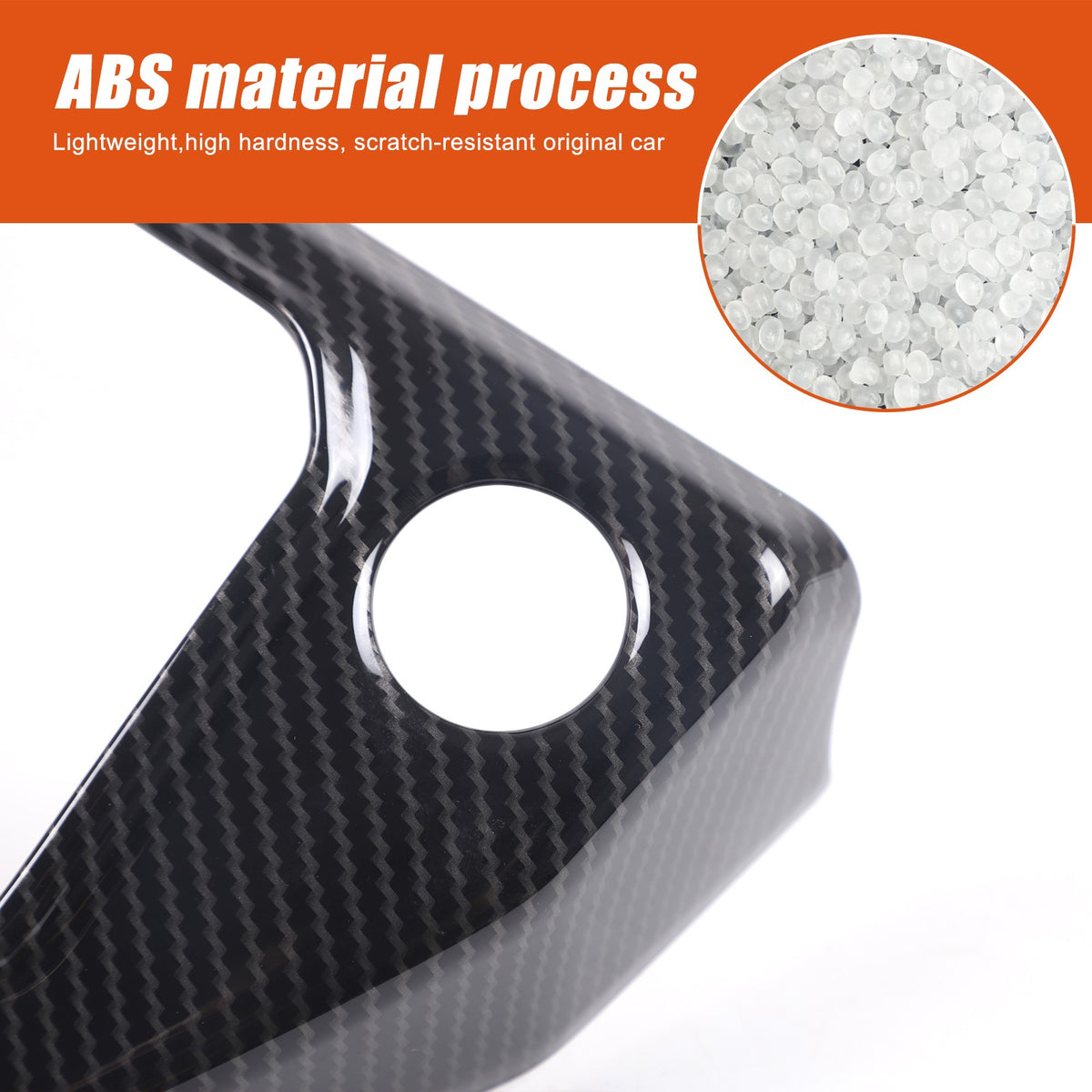 Carbon Fiber ABS Center Console Gear Shift Trim For Land Rover Defender L663 26+ 4
