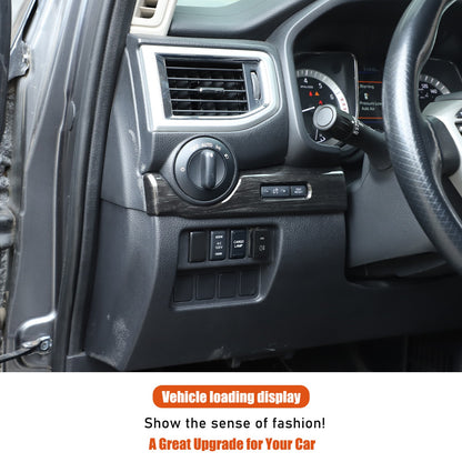 Black Wood Grain ABS Glove Box Upper Trim For Nissan Titan 2016-2023 US 13