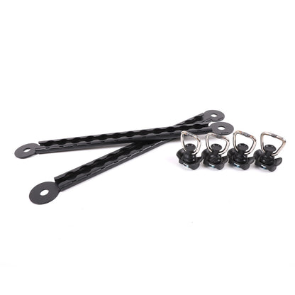 Rear Bed Side Expansion Slide Rails Bed Tie-Down Rails For Toyota Tundra 22+ US 16