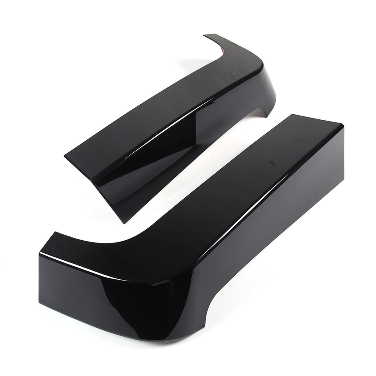 2pcs Glossy Black Window Pillar Posts Door Trim Cover For Hummer H3 2005-09 US 9