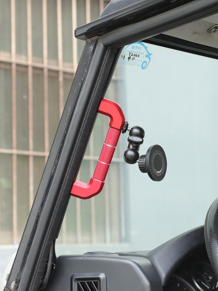 Replace Red A-Pillar Handle W/Phone Mount For LR Defender L316 2004-2018 20