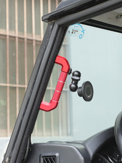 Replace Red A-Pillar Handle W/Phone Mount For LR Defender L316 2004-2018 20