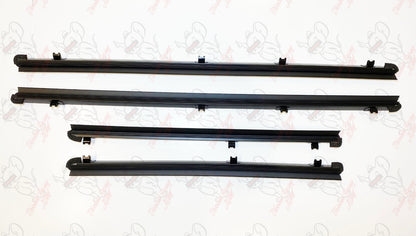 Toyota Genuine 4Runner GX460 Front Rear Inner Door Glass Weatherstrip Set OEM 7