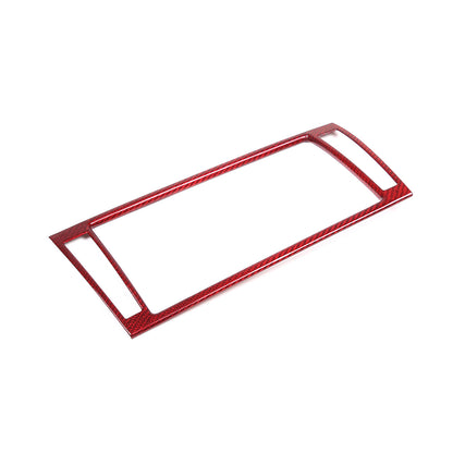 Red Carbon Fiber Dashboard Navigation Cover Trim for For Jaguar F-TYPE 13-18 10