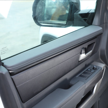 Matte Black ABS Interior Decoration Cover Trim Kit For Toyota Tundra 2022-26 US - Variants 6-10 49