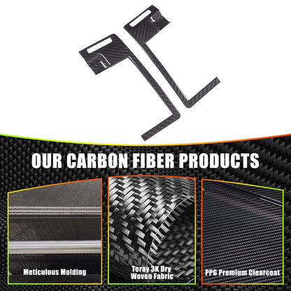 Real Carbon Fiber Center Console Air Vent Trim For Nissan 350Z Z33 2003-2006 4
