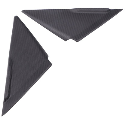 Matte Real Carbon Fiber Front A-Pillar Triangle Trim For Nissan GTR R35 2008-16 7