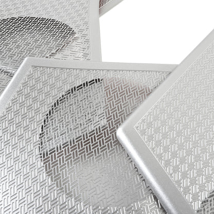 Silver Steel Front& Rear Door & Audio Speaker Tweeter Mesh Cover For BMW X1 23+ 12