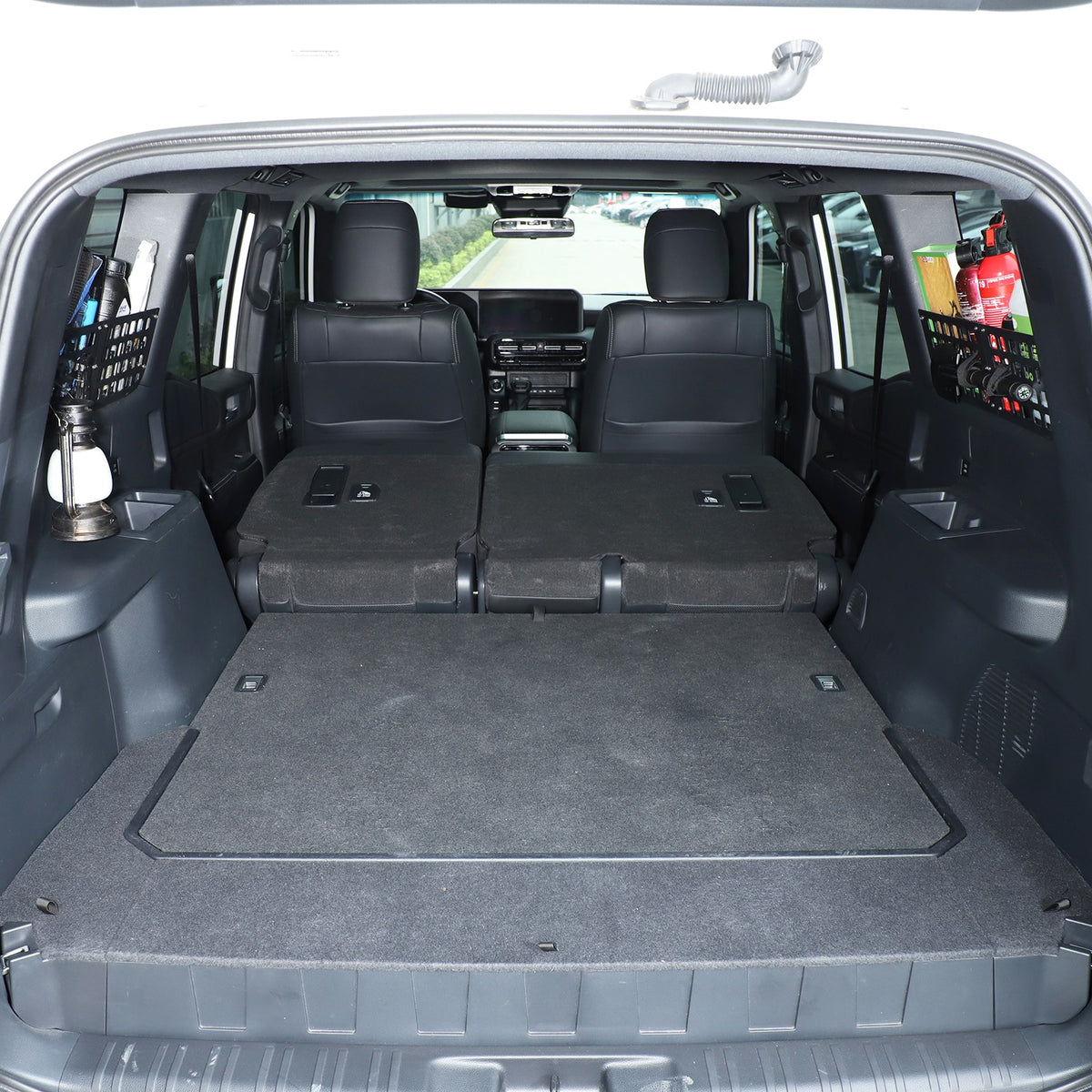 Steel Aluminum Cargo Side Window Storage Barrier For Land Cruiser LC250 2024+ 14