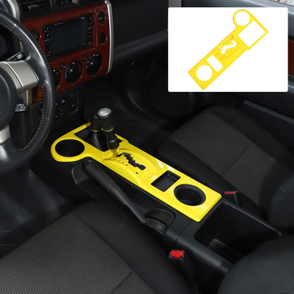 Yellow ABS Shift Panel Frame For Toyota FJ Cruiser 2007-2021 20