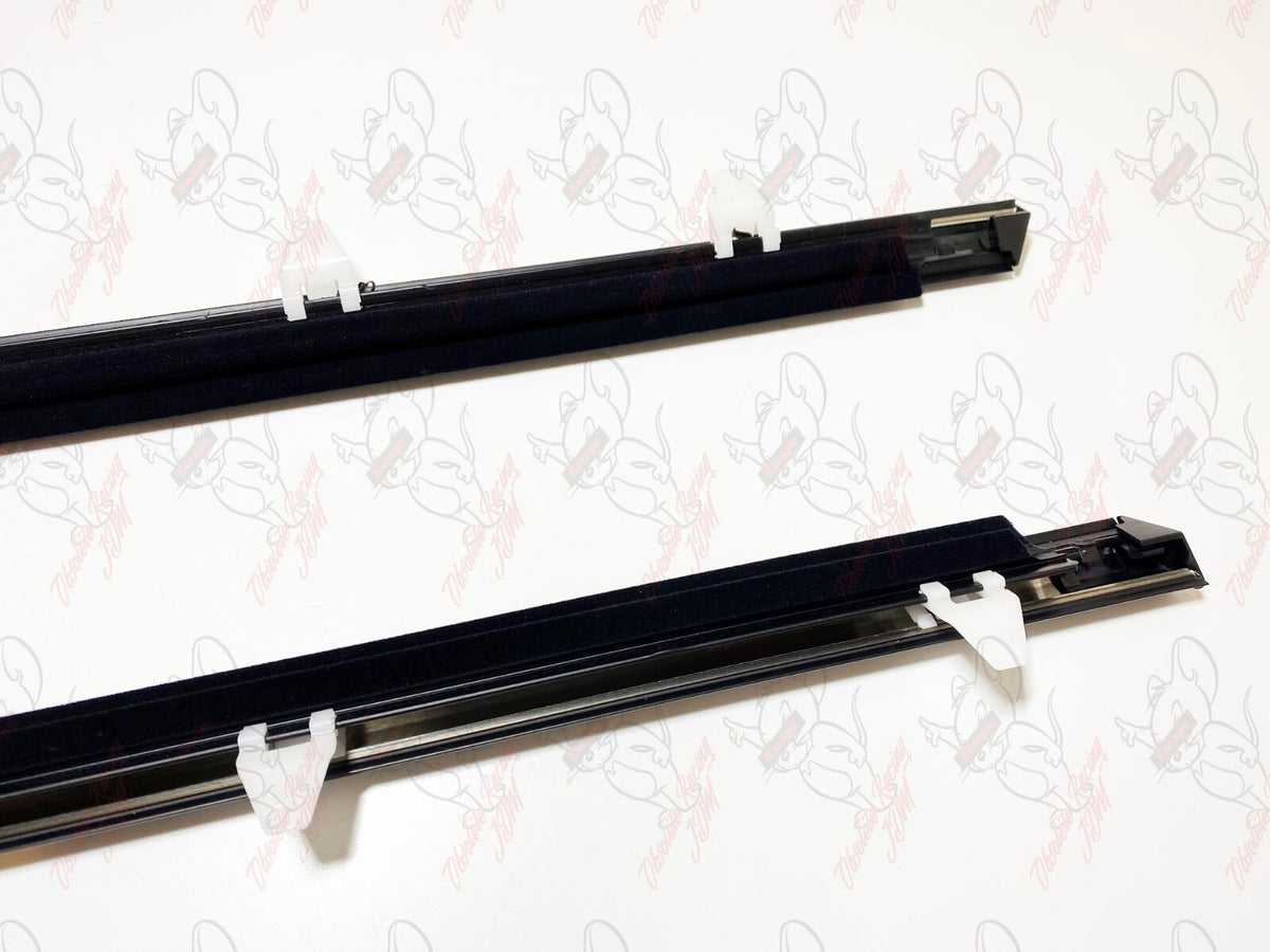 HONDA Prelude BB GENUINE Window Door Molding Weather Strip Outer LH & RH Set OEM 8