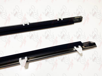 HONDA Prelude BB GENUINE Window Door Molding Weather Strip Outer LH & RH Set OEM 8