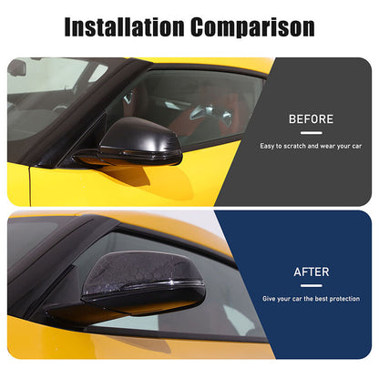 Honeycomb Carbon Fiber Side Mirror Cover Trim Fit For Toyota Supra A90 2019-24 15