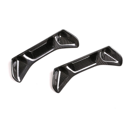 Carbon fiber Car Rear Back Seat Trim Panel Back Cover for Toyota Supra A90 19+ 6