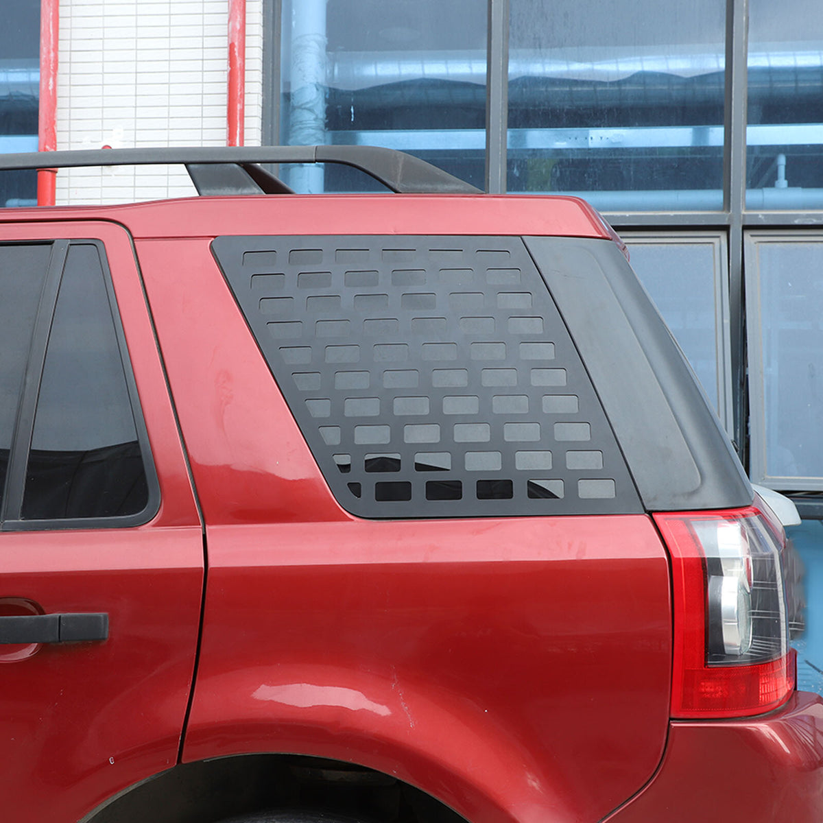 Alloy Tailgate side window honeycomb panel Trim For LR Freelander 2 LR2 07-15 12