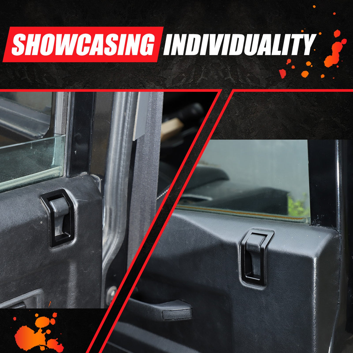 Aluminum Door Latch Outer Trim Cover For Land Rover Defender 90 L316 2004-2018 10