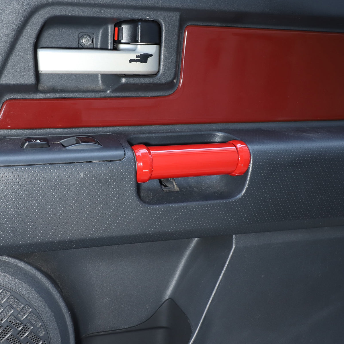 Sport Red Interior Door Panel Handle Trim Cover For Toyota FJ Cruiser 07-21 US 22