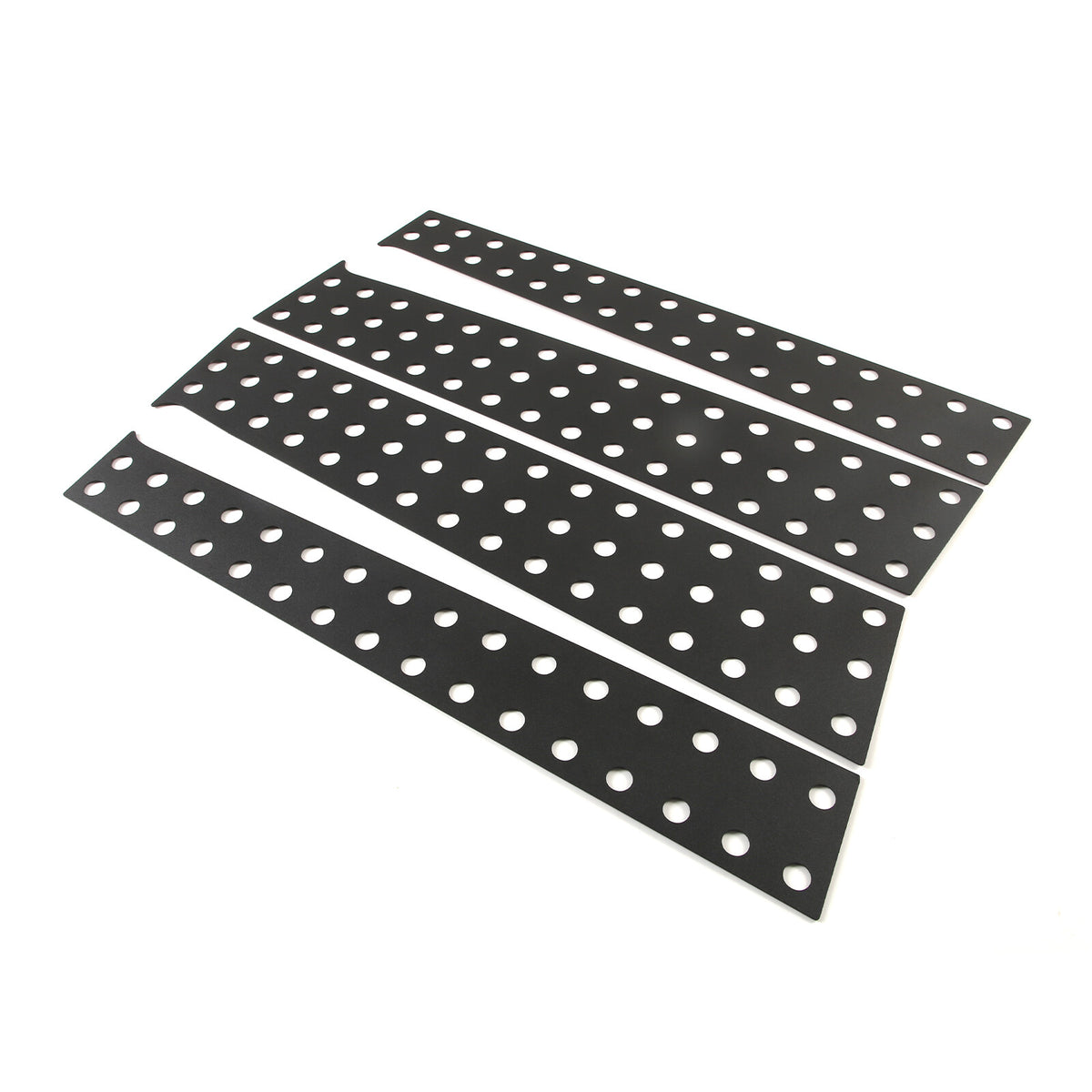 Black Aluminum Alloy Window Center Pillar Trim Panel For Toyota Tundra 2007-21 18