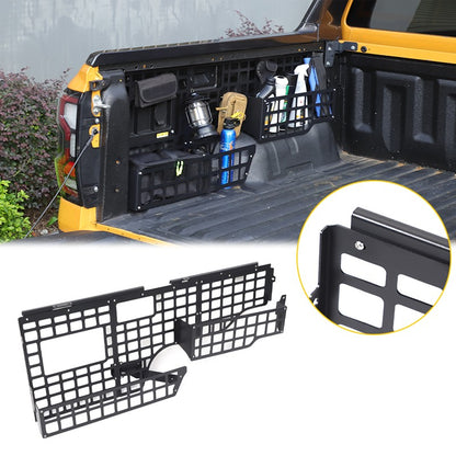 Steel Trunk Left Side Storage Bag Hanger Molle Panel For Ford Ranger T9 2023+ 23