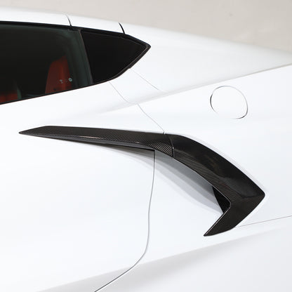 Real Carbon Fiber Full Exterior Set Decor Cover Trim Kit For Corvette C8 2020-26 44
