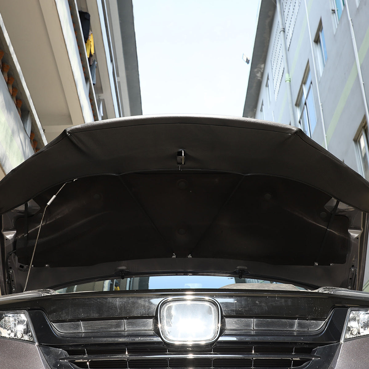 Black Car Bonnet Hood Bra Protector Mask Cover For Honda Pilot 2015-2022 US 20
