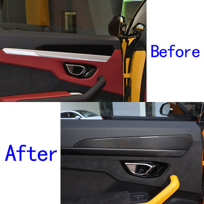 Real Carbon Fiber Interior Door Panel Cover Trim For Lamborghini URUS 18-23 US 7