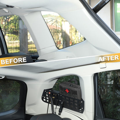 Side Window Cargo Barrier & Organizer Molle Panel For Subaru Forester 2019-2024 3