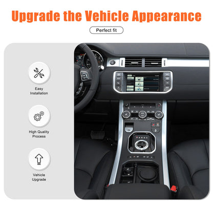 Glossy Piano Black Center Console Panel Trim For Land Rover Evoque L538 2012-18 19