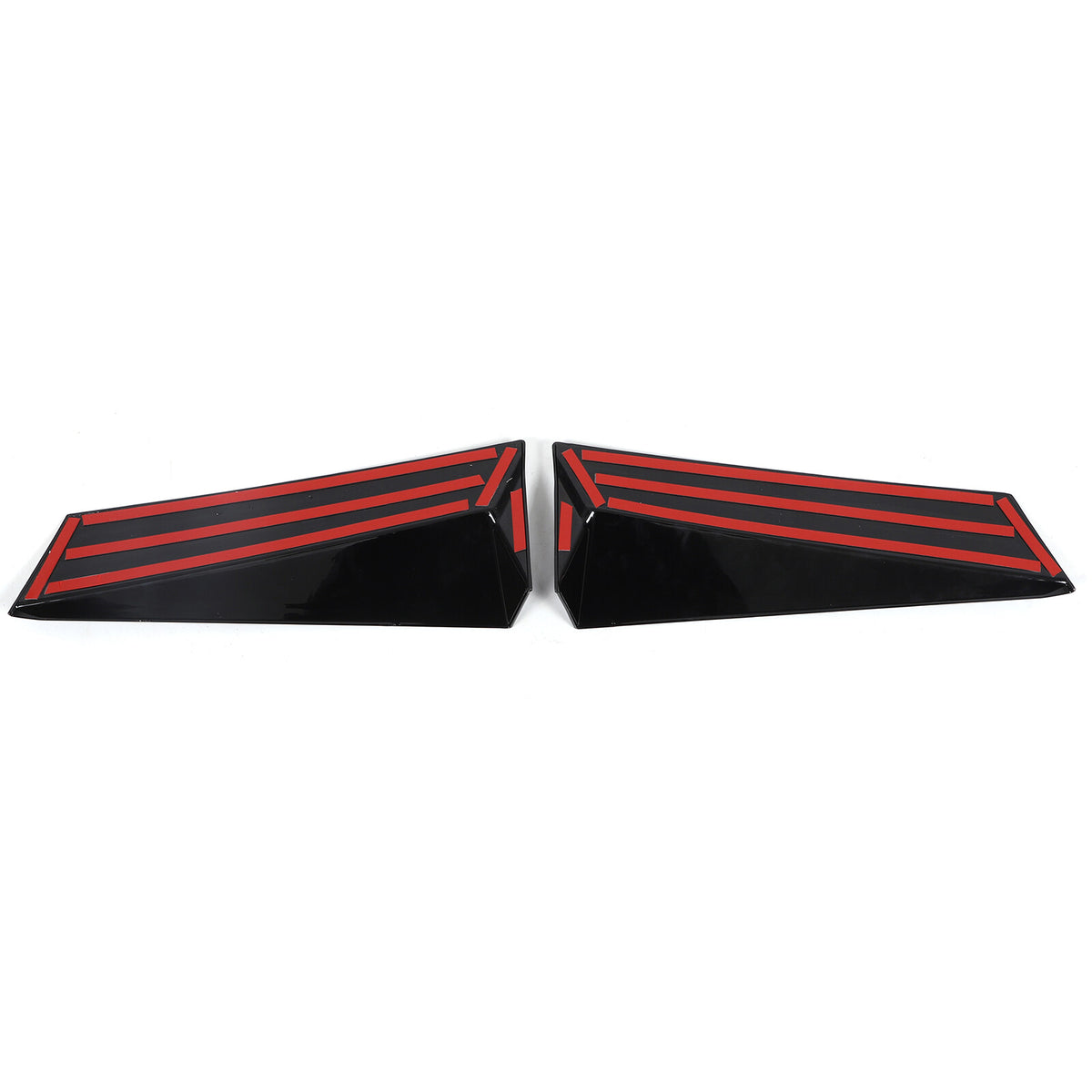 Glossy Black anti-wind buffeting deflector Trim For Corvette C8 Coupe 2026 US 7