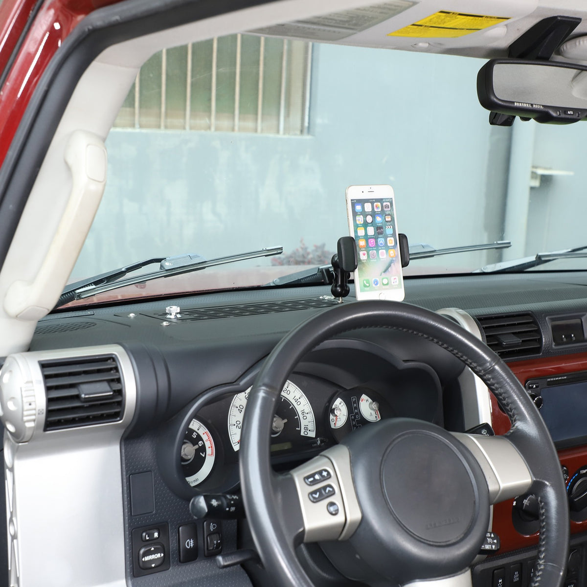 Phone Holder Clip with Dashboard Password Box For Toyota FJ Cruiser 2007-21 15