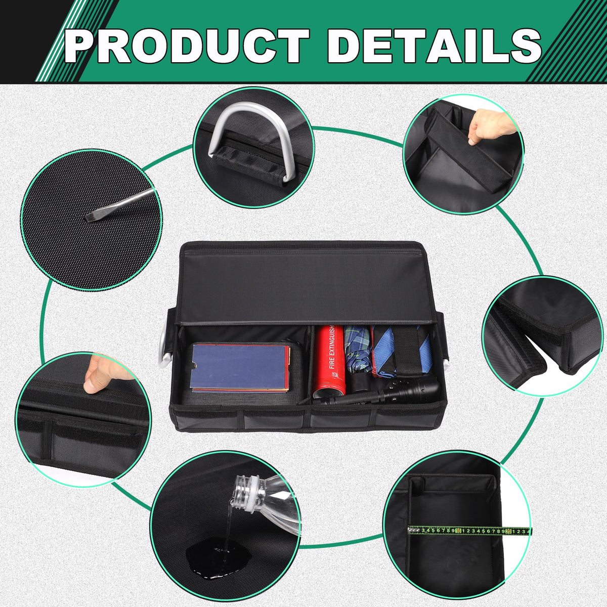 Rear Trunk Storage Box Organizer Tray For Mazda MX-5 Miata 2016+ 3