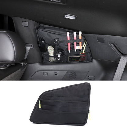 Rear Trunk Left Side Window Storage Bag Organizer For Cadillac XT6 20-24 3