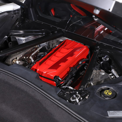 Engine Bay Panel Cover Trim in Edge Blue/Red/Black For Corvette Coupe C8 2020-26 - Styles 1-5 6