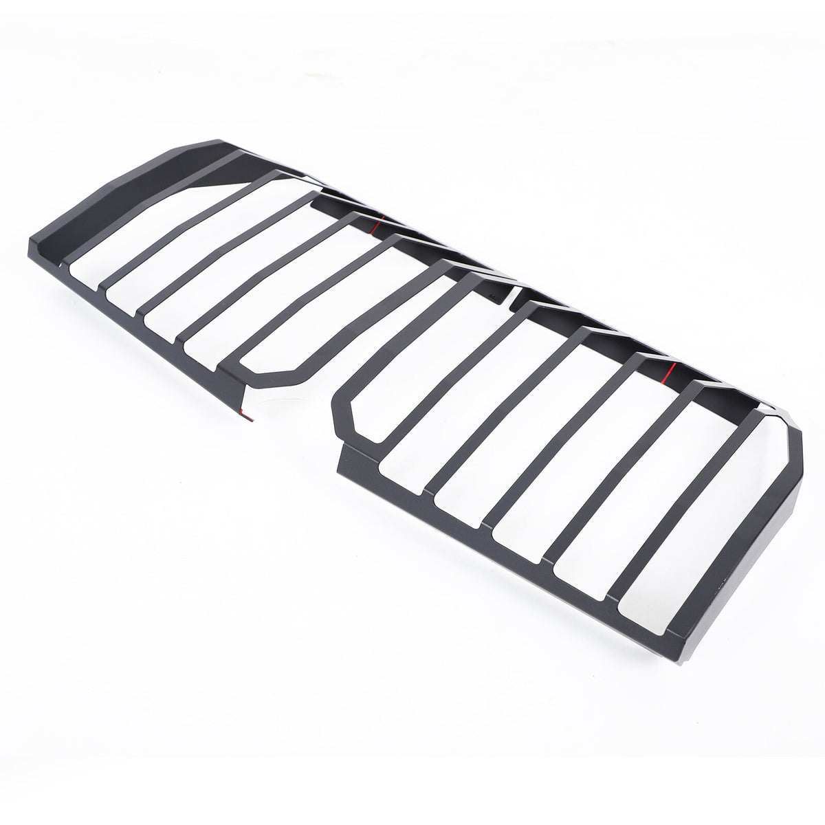 Black Alloy Rear Tail light lamp Cover trimFor Toyota Land Cruiser LC250 24+ 21