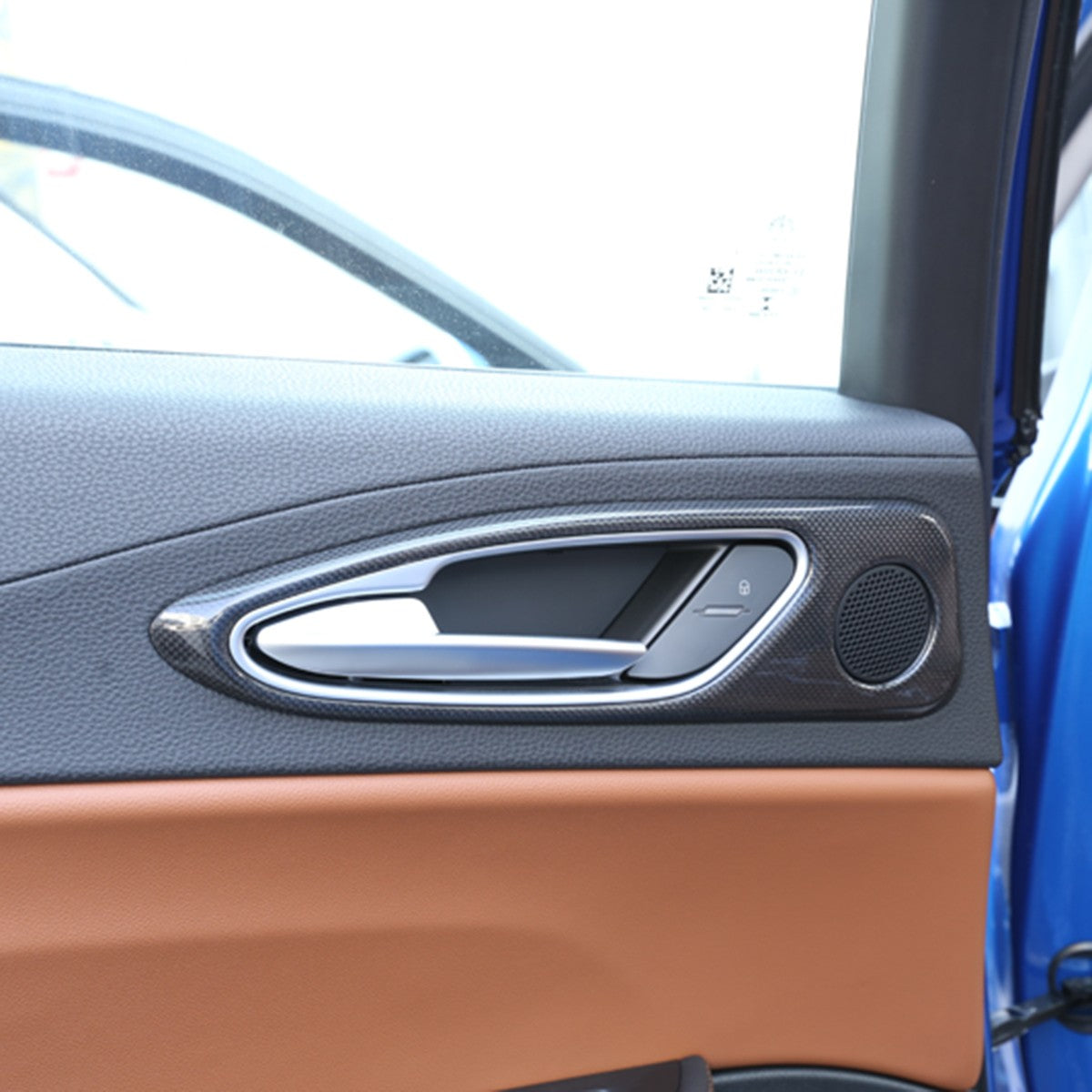 Real Carbon Fiber Inner Door Handle Trim Cover For Alfa Romeo Giulia 952 2017-20 10