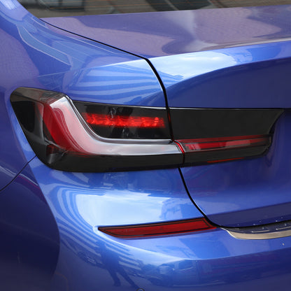 Smoked Tail Light Covers Rear Light Guards Exterior For BMW 3 Series G20 2020-23 12