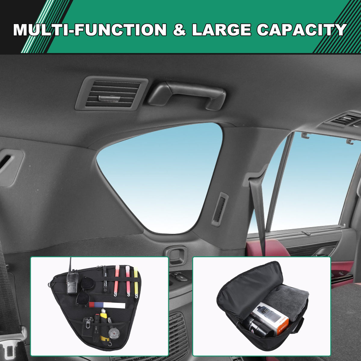 Rear Side Window Storage Bag Tray For Lexus LX J200 2022+ 4