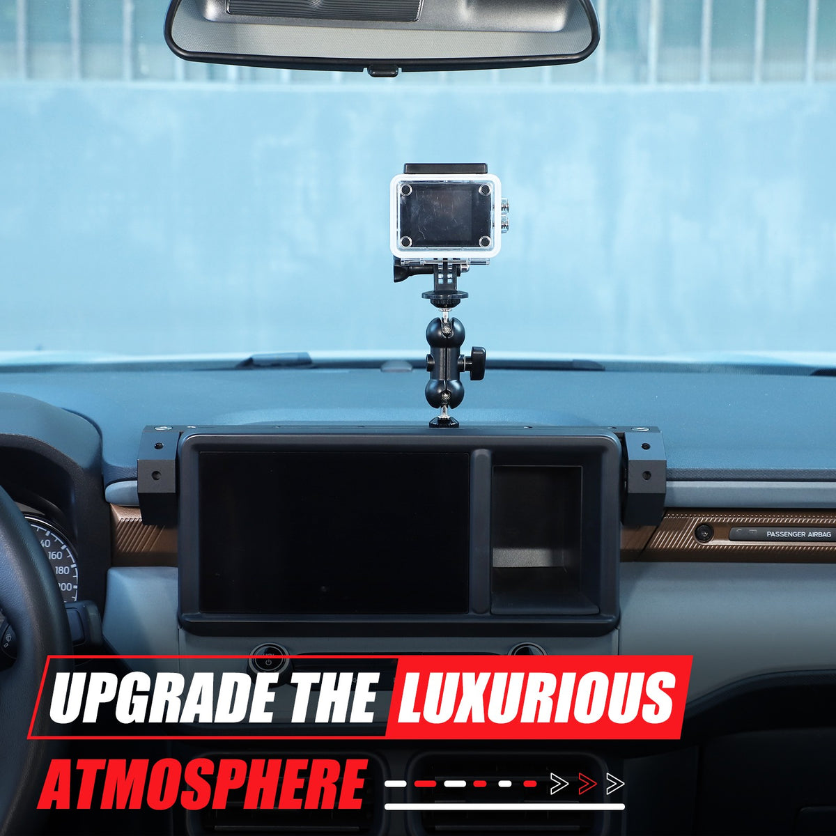 Navigation Screen Rear Expansion Platform W Camera Mount For Ford Maverick 2022+ 16