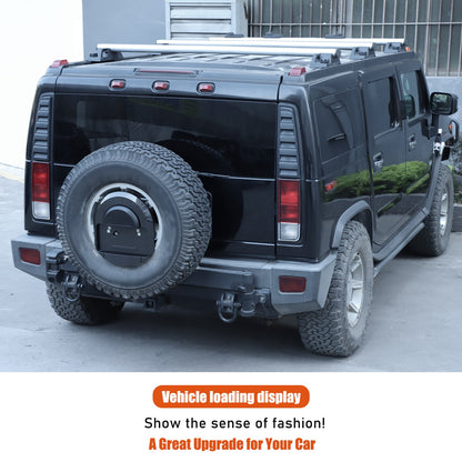 Carbon Spare Tire License Plate Bracket OE:25782333 For Hummer H2 2003-2009 6