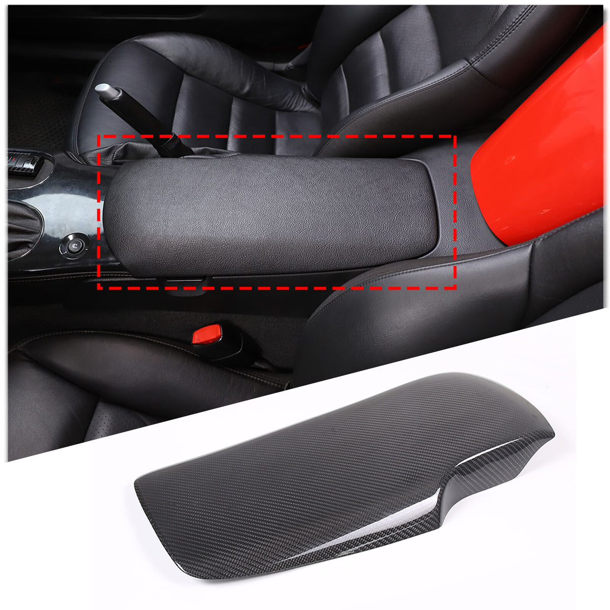 Real Dry Carbon Fiber Full Interior Set Decor Trim Kit for Corvette C6 2005-13 - Styles 21-25 4