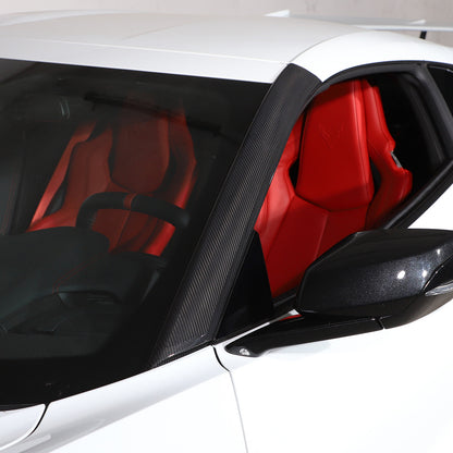 Real Carbon Fiber Full Exterior Set Decor Cover Trim Kit For Corvette C8 2020-26 107
