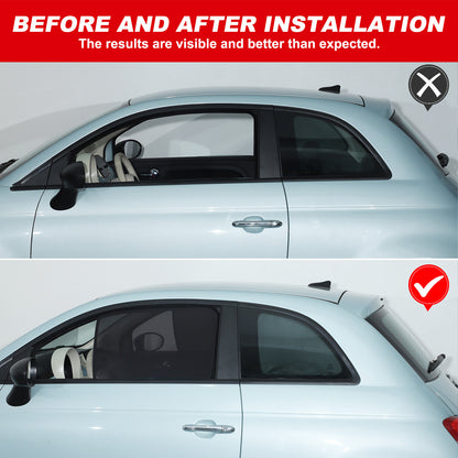 Full Window Screen Full Window Screen Trim Cover For Fiat 500/Abarth 595 695 16+ 3