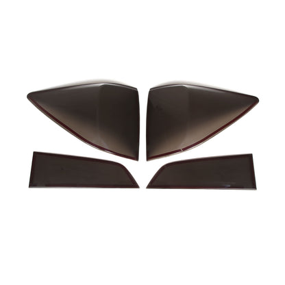 Smoked Blackout Tail Light Lamp Cover Bezel Overlay Trim For Honda Pilot 2016-22 2