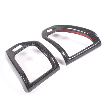Real Carbon Fiber Dashboard Side Air Vent Cover Trim For BMW 8 Series 2019-2022 9
