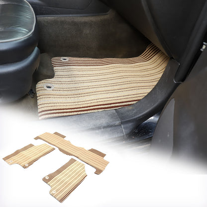 Red Car Floor Mats Cargo Carpets Foot Pads For Hummer H3 2005-2009 7