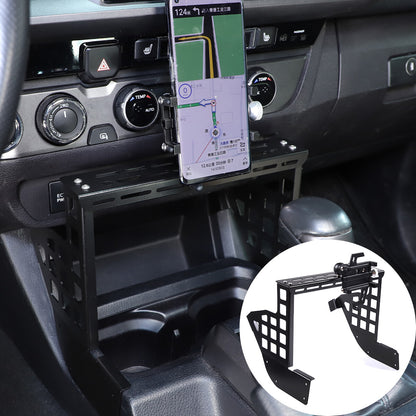 Central Console Multi-functional Cell Phone Holder Bracket For Tacoma 2016-23 3